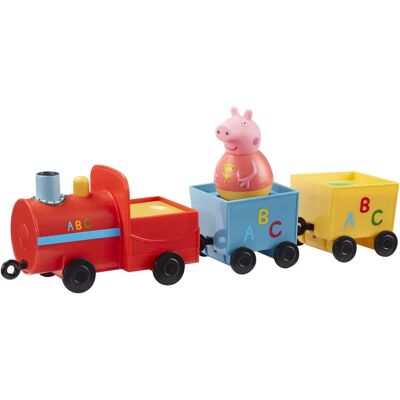Peppa Pig Weebles Zabawka do ciągnięcia - Chwiejący się pociąg Peppa Pig Weebles Zabawka do ciągnięcia - Chwiejący się pociąg