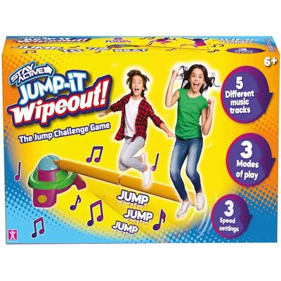 Fiji Jeu de Fitness Familial - Stay Active Jump It Wipeout - Défi de saut musical avec barre en mousse tournante - Publicité Fiji Jeu de Fitness Familial - Stay Active Jump It Wipeout - Défi de saut musical avec barre en mousse tournante - Publicité
