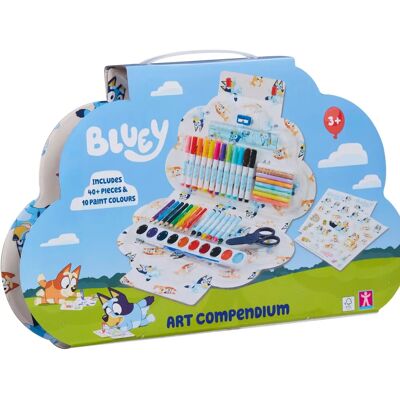Character Options Bluey 50 Piece Art Compendium - Art Supplies Set Character Options Bluey 50 Piece Art Compendium - Art Supplies Set