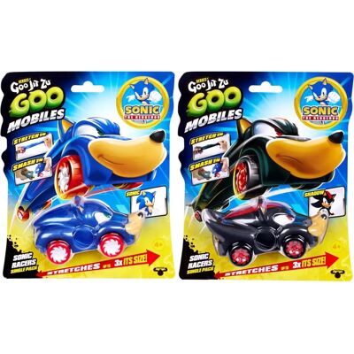 Goo Jit Zu Goo Mobiles Sonic - Dehnbare Spielzeugautos Goo Jit Zu Goo Mobiles Sonic - Dehnbare Spielzeugautos