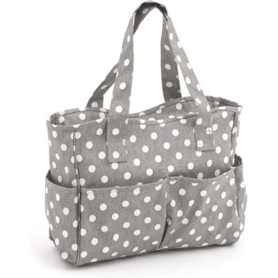 Hobby Gift Sac d'artisanat - Pois en lin - Sac d'artisanat Hobby Gift Sac d'artisanat - Pois en lin - Sac d'artisanat