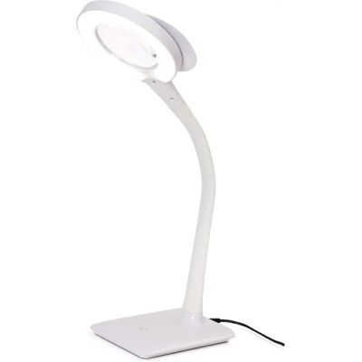 Purelite CFPL8289 Magnifying Desk LED Lamp - White Purelite CFPL8289 Magnifying Desk LED Lamp - White