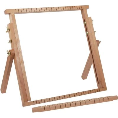 Métier à tisser extensible en bois de hêtre Milward - Publicité Métier à tisser extensible en bois de hêtre Milward - Publicité