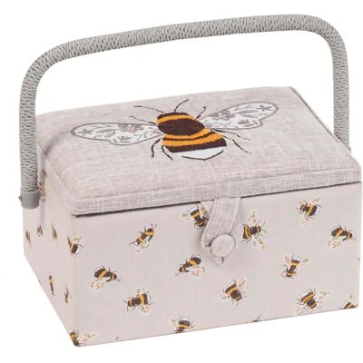 Boîte à couture Hobby Gift avec broderie d'abeille - Boîte à couture Boîte à couture Hobby Gift avec broderie d'abeille - Boîte à couture