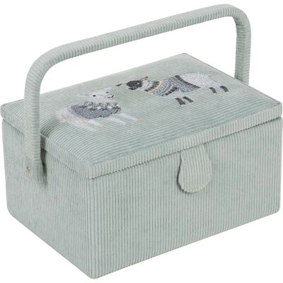 Hobby Gift Wooly Pully Boîte de couture brodée - Boîte de rangement - Publicité Hobby Gift Wooly Pully Boîte de couture brodée - Boîte de rangement - Publicité