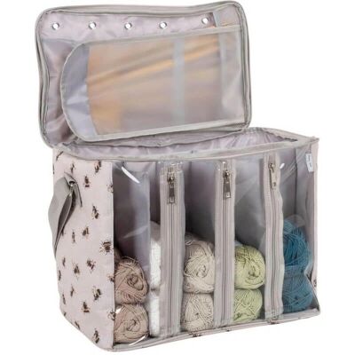 Hobby Gift Hobby Gift Sac à Tricoter - Rangement de Fil - Abeille Hobby Gift Hobby Gift Sac à Tricoter - Rangement de Fil - Abeille