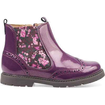 Startrite Chelsea Girls Infant Boots - Blackcurrant Glitter - UK 9 - Boot Startrite Chelsea Girls Infant Boots - Blackcurrant Glitter - UK 9 - Boot