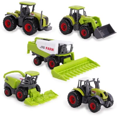 Toyland - Conjunto de Brinquedos de Máquinas Agrícolas - Verde - Die Cast Metal - Toy Toyland - Conjunto de Brinquedos de Máquinas Agrícolas - Verde - Die Cast Metal - Toy