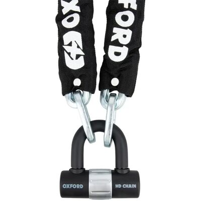 Cadenas Oxford Heavy Duty - 2m - Noir - Sécurité Moto - Publicité Cadenas Oxford Heavy Duty - 2m - Noir - Sécurité Moto - Publicité