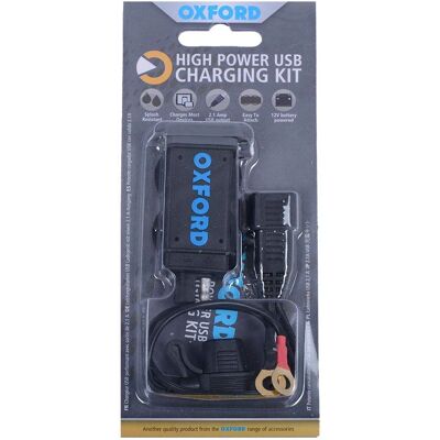 Kit de carregamento com fusível USB 2.1Amp Oxford - Kit de carregamento Kit de carregamento com fusível USB 2.1Amp Oxford - Kit de carregamento