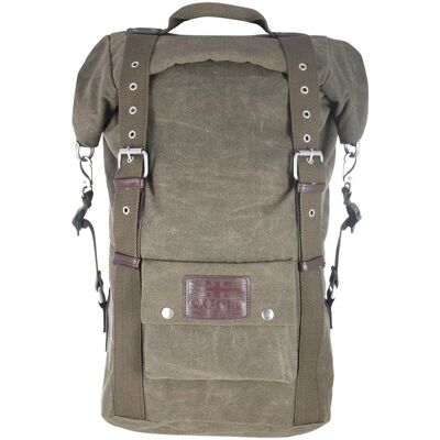Mochila Heritage Oxford - Verde - 30L - Retrô vintage Mochila Heritage Oxford - Verde - 30L - Retrô vintage