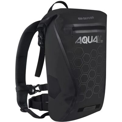 Oxford V 20 Aqua Waterproof Cycle Rucksack - Black Oxford V 20 Aqua Waterproof Cycle Rucksack - Black