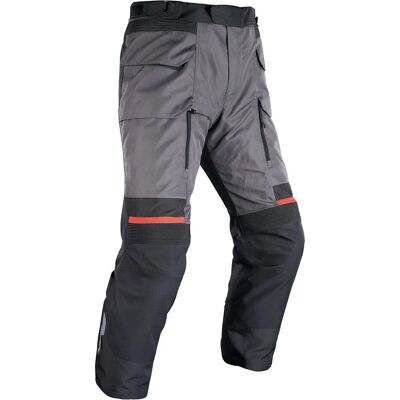 Oxford Rockland Grijs/Zwart/Rood 4-seizoenen Motorbroek - Broek Oxford Rockland Grijs/Zwart/Rood 4-seizoenen Motorbroek - Broek