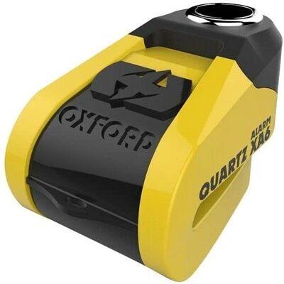 Oxford Quartz XA6 Alarm Scheibenschloss - Gelb - Einheitsgröße Oxford Quartz XA6 Alarm Scheibenschloss - Gelb - Einheitsgröße