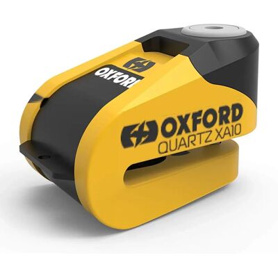 Oxford Skivebremse-lås med alarm - Gul-Sort Oxford Skivebremse-lås med alarm - Gul-Sort