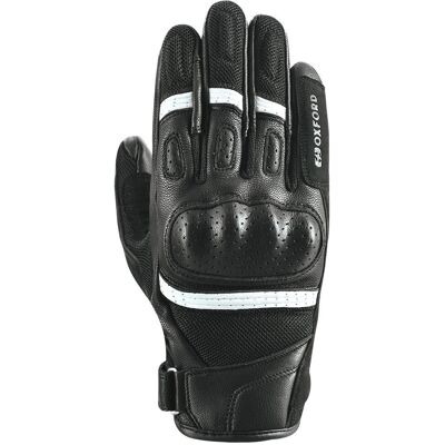 Guanti moto Oxford RP-6S Nero/Bianco - Stile streetwear Guanti moto Oxford RP-6S Nero/Bianco - Stile streetwear
