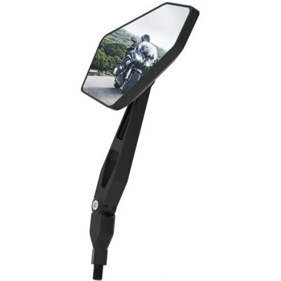 Oxford Diamond Pro Motorcycle Rearview Mirror - Black - 10mm - Universal Oxford Diamond Pro Motorcycle Rearview Mirror - Black - 10mm - Universal