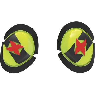 Oxford Icon Sliders Genou - Giallo-Nero - Attrezzatura da Corsa Moto Oxford Icon Sliders Genou - Giallo-Nero - Attrezzatura da Corsa Moto