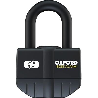 Oxford Boss Alarm 16mm Padlock Black Oxford Boss Alarm 16mm Padlock Black