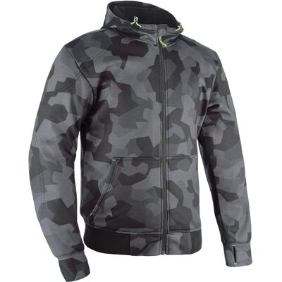 Sweat à capuche de moto Oxford Super 2.0 - Noir Multicolore - L - Publicité Sweat à capuche de moto Oxford Super 2.0 - Noir Multicolore - L - Publicité