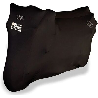 Oxford Protex Stretch-Fit Indoor Motorradabdeckung - Schwarz - XL - Unisex Oxford Protex Stretch-Fit Indoor Motorradabdeckung - Schwarz - XL - Unisex
