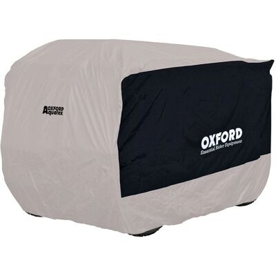 Copertura ATV Oxford - Nera/Argento - Impermeabile - Protezione UV - Taglia L Copertura ATV Oxford - Nera/Argento - Impermeabile - Protezione UV - Taglia L