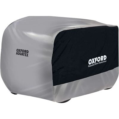 Oxford ATV-överdrag - Svart/Silver - Vattentätt - UV-skydd - Storlek L Oxford ATV-överdrag - Svart/Silver - Vattentätt - UV-skydd - Storlek L