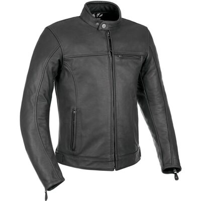 Oxford Walton Motorradleatherjacke - Schwarz - S Oxford Walton Motorradleatherjacke - Schwarz - S