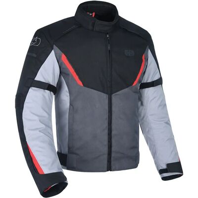 Blouson textile moto Oxford Delta - Noir Gris Rouge XL - Publicité Blouson textile moto Oxford Delta - Noir Gris Rouge XL - Publicité