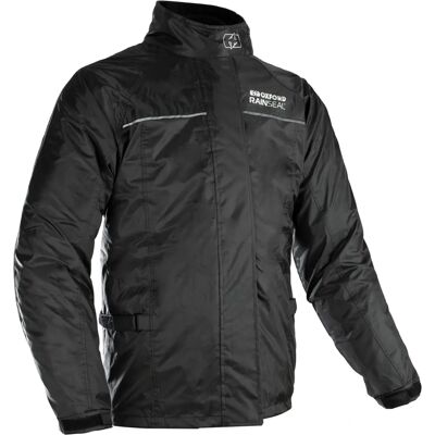 Oxford Over-2 Black Rain Jacket 4XL - Rain Jacket Oxford Over-2 Black Rain Jacket 4XL - Rain Jacket