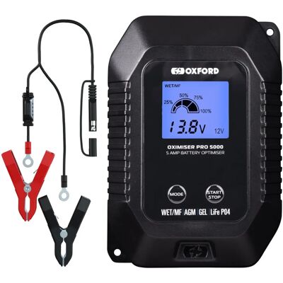 Oxford Oximiser Pro 5000 - Battery Charger & Optimizer Oxford Oximiser Pro 5000 - Battery Charger & Optimizer