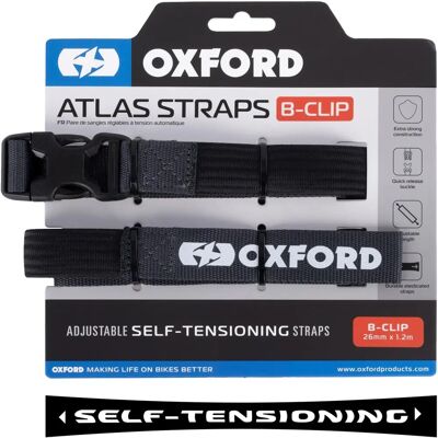 Cinghie da bagaglio Oxford Atlas B-Clip verdi - Cinghie da bagaglio Cinghie da bagaglio Oxford Atlas B-Clip verdi - Cinghie da bagaglio