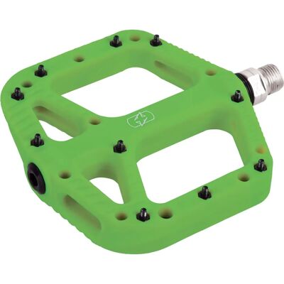Pedali in nylon Loam 20 Oxc - Piattaforma verde Pedali in nylon Loam 20 Oxc - Piattaforma verde