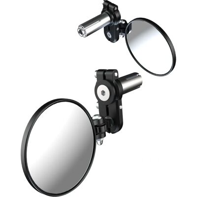 Oxford Oxford Fold-Away Bar End Motorcycle Mirrors Set - Motorcycle Mirrors Oxford Oxford Fold-Away Bar End Motorcycle Mirrors Set - Motorcycle Mirrors