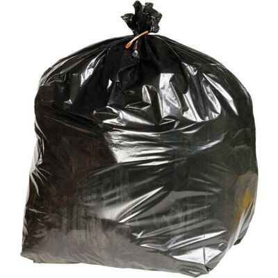 2Work KF73376 Waste Container Accessory - Heavy Duty Refuse Sack Black 2Work KF73376 Waste Container Accessory - Heavy Duty Refuse Sack Black