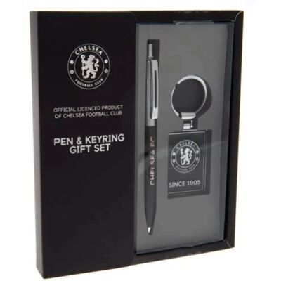 Ensemble Stylo et Porte-clés Chelsea FC Noir - Stylo & Porte-clés - Publicité Ensemble Stylo et Porte-clés Chelsea FC Noir - Stylo & Porte-clés - Publicité