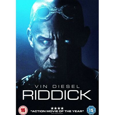 Vin Diesel Riddick 2014 DVD - Région 2 - Publicité Vin Diesel Riddick 2014 DVD - Région 2 - Publicité