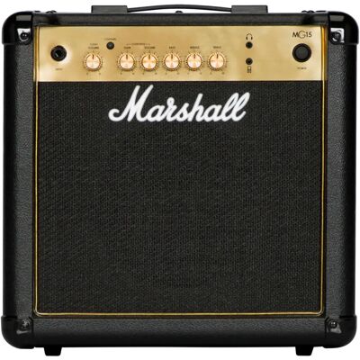 Marshall MG15G 15W Guitar Combo - Black & Gold Marshall MG15G 15W Guitar Combo - Black & Gold