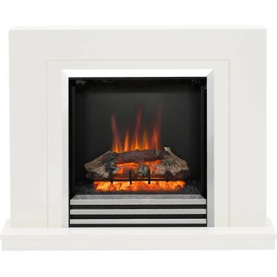 BeModern - Colby 5088 - Soft White - Fireplace BeModern - Colby 5088 - Soft White - Fireplace