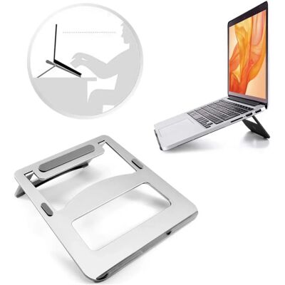 Desire2 Tragbarer Laptopständer - Silber - Ergonomisch, Faltbar, 13-15" Desire2 Tragbarer Laptopständer - Silber - Ergonomisch, Faltbar, 13-15"