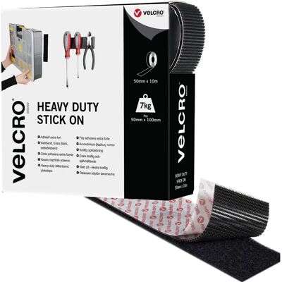Nastro Velcro Heavy Duty - Taglio su Misura Doppia Faccia Industriale Nastro Velcro Heavy Duty - Taglio su Misura Doppia Faccia Industriale