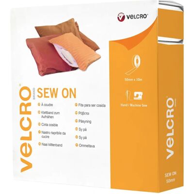 Velcro Klettband zum Aufnähen Weiß - Stoffband Velcro Klettband zum Aufnähen Weiß - Stoffband