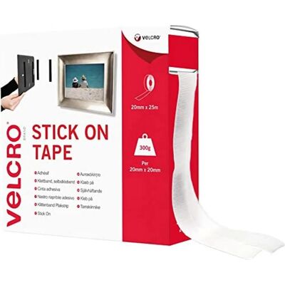 Velcro Europe S.A. VELCRO Marca VEL-EC60354 Fita de Velcro - Branco Velcro Europe S.A. VELCRO Marca VEL-EC60354 Fita de Velcro - Branco
