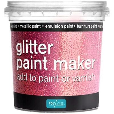 Polyvine Ροζ Glitter Ζωγραφική Δημιουργός - Προσθήκη σε Βαφή & Βερνίκι Polyvine Ροζ Glitter Ζωγραφική Δημιουργός - Προσθήκη σε Βαφή & Βερνίκι