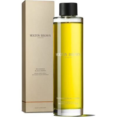 Molton Brown Re-charge Black Pepper Aroma Reeds Diffuser Refill - 150ml Molton Brown Re-charge Black Pepper Aroma Reeds Diffuser Refill - 150ml