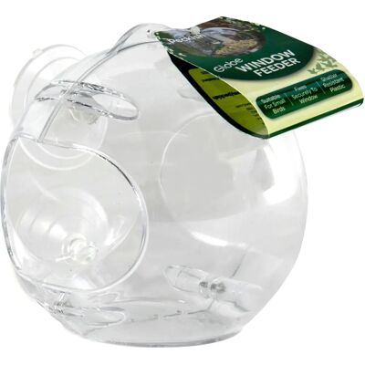 Peckish Globe Window Feeder - Small Bird Feeder for Seeds & Nuts Peckish Globe Window Feeder - Small Bird Feeder for Seeds & Nuts
