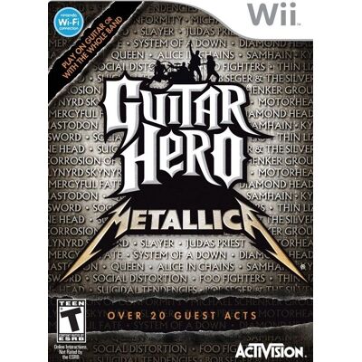 Activision Guitar Hero Metallica - Wii - Édition standard - Jeu vidéo - Publicité Activision Guitar Hero Metallica - Wii - Édition standard - Jeu vidéo - Publicité