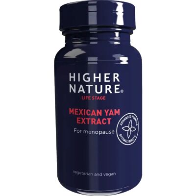 Higher Nature Mexican Yam Extract Capsules - Support for Menopause & Hormonal Balance Higher Nature Mexican Yam Extract Capsules - Support for Menopause & Hormonal Balance