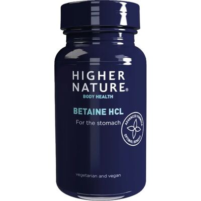 Higher Nature Betaine HCL - 90 Capsules - Digestive Support Higher Nature Betaine HCL - 90 Capsules - Digestive Support