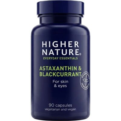 Higher Nature Astaxanthin & Blackcurrant - 90 Capsules Higher Nature Astaxanthin & Blackcurrant - 90 Capsules